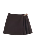Load image into Gallery viewer, Strapless V neck Color Block Buckle Bra Top Skirt Set N6C274