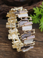 Load image into Gallery viewer, Color Drip Hand-Painted Geometric Stretch Bangle N6C213