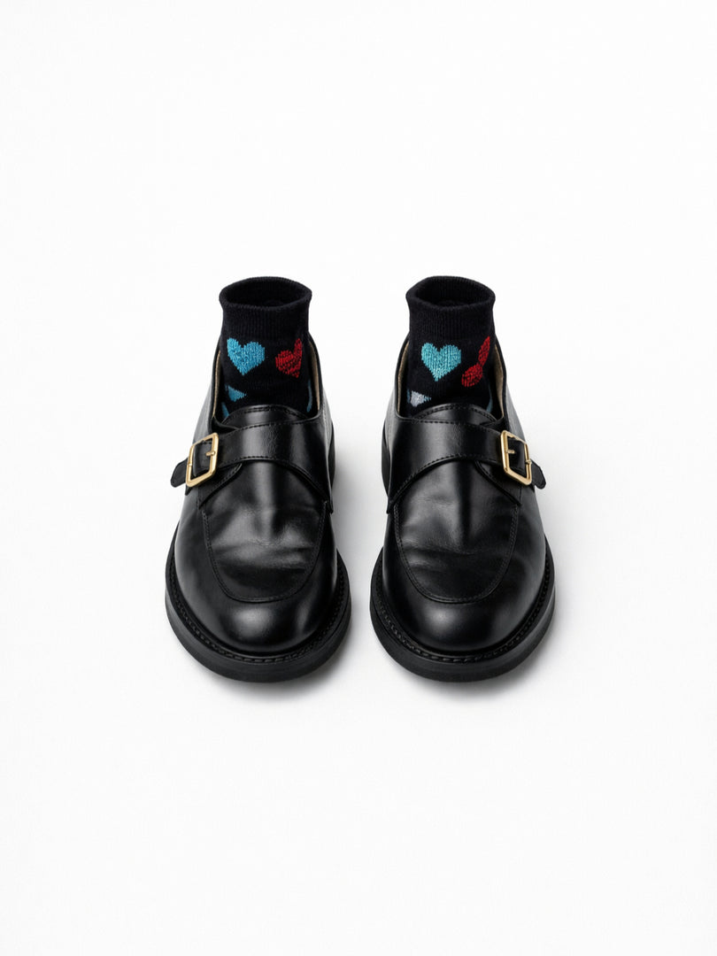 Genuine Leather Platform Loafers Women N6C141