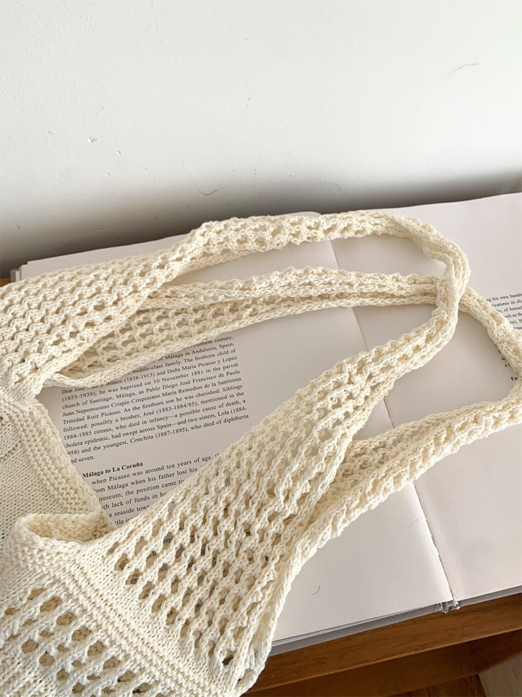 Knit Beach Bag Women Octopus Starfish N6C052
