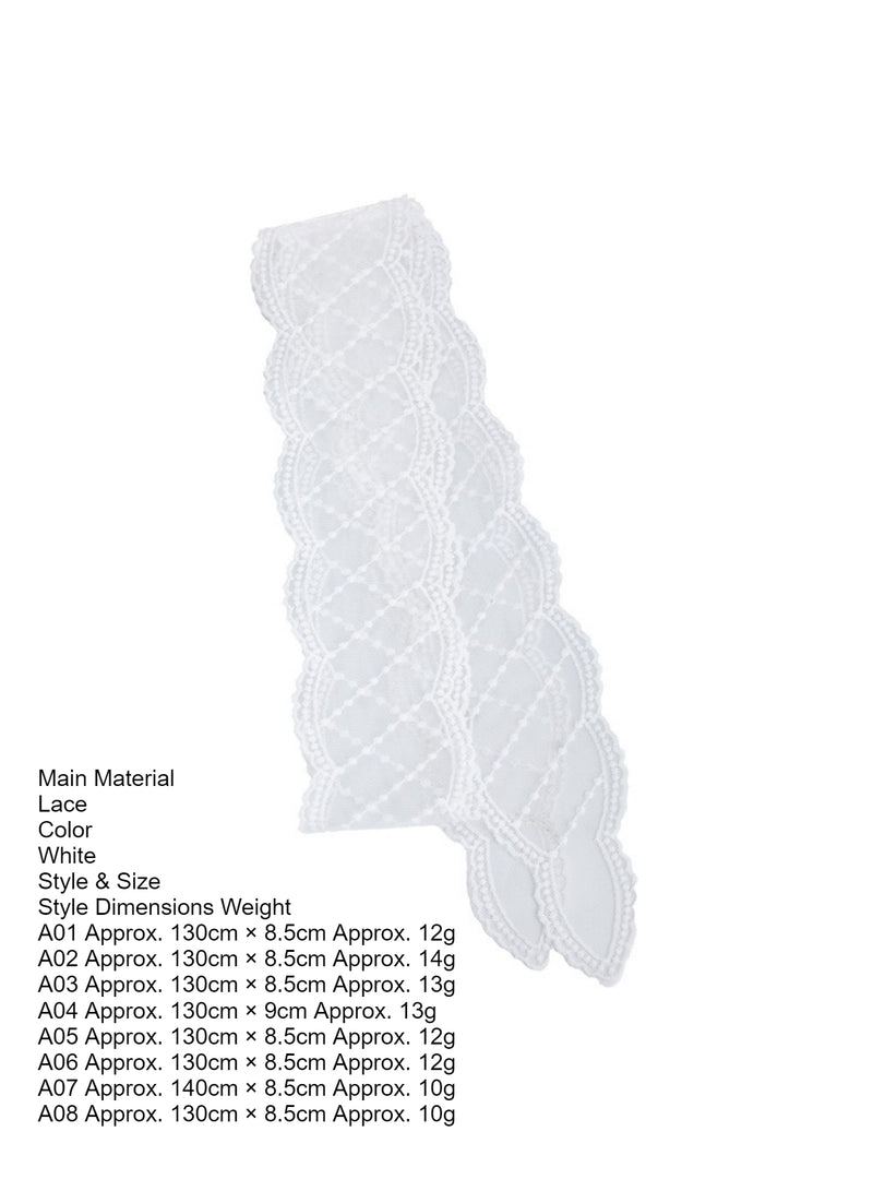 Lace Scarf Headband Long 130cm Women N6C008
