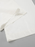 Load image into Gallery viewer, White Linen Flutter Sleeve Top and Wide Leg Pants Set N6D111