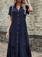 Load image into Gallery viewer, Commute Work ready Midi Shift Dress N25A240
