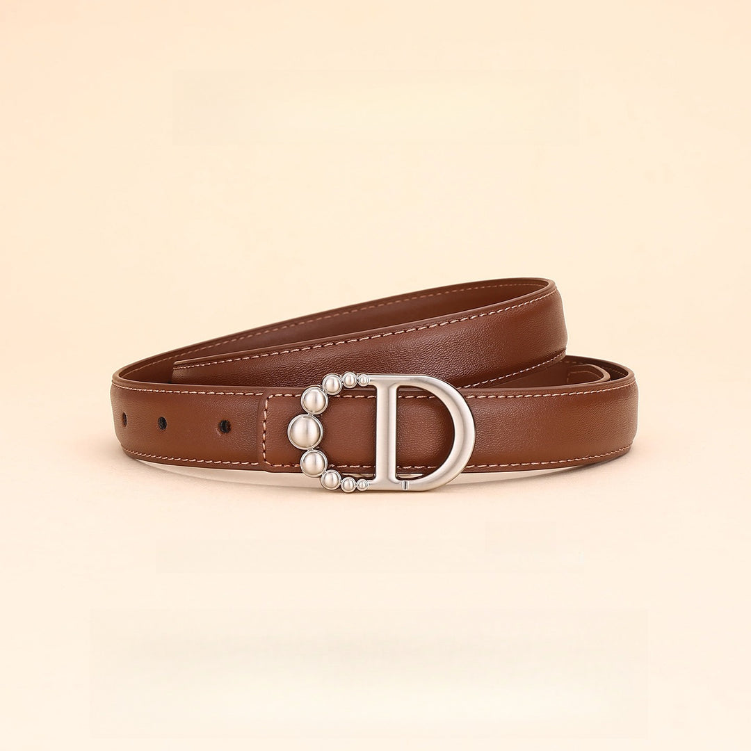 Business Letter Design Genuine Leather Belt Women N6H328