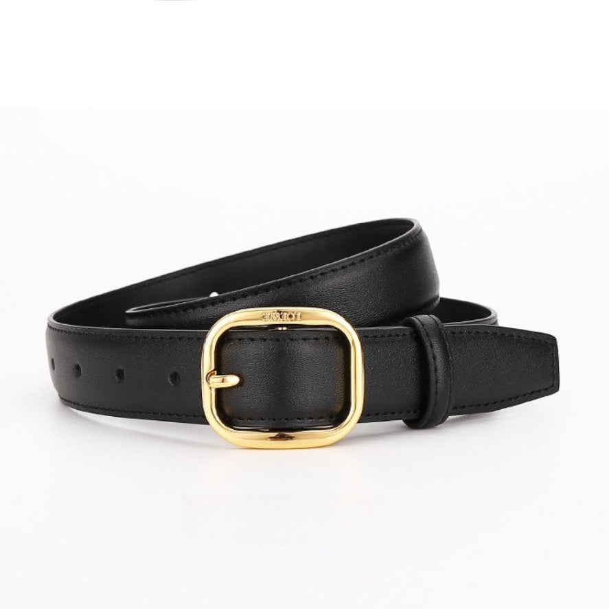 Double-Sided Genuine Leather Belt Women Commuter N6H331