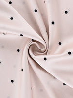 Load image into Gallery viewer, White Polka Dot Wide Leg Straight Pants N6E169
