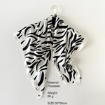 Load image into Gallery viewer, Animal Print Silk Scarf 90cm Square Lightweight Shawl N6G219