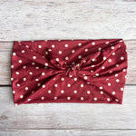 Load image into Gallery viewer, Polka Dot Headband Wide Elastic Bow Hairband Retro N6F073