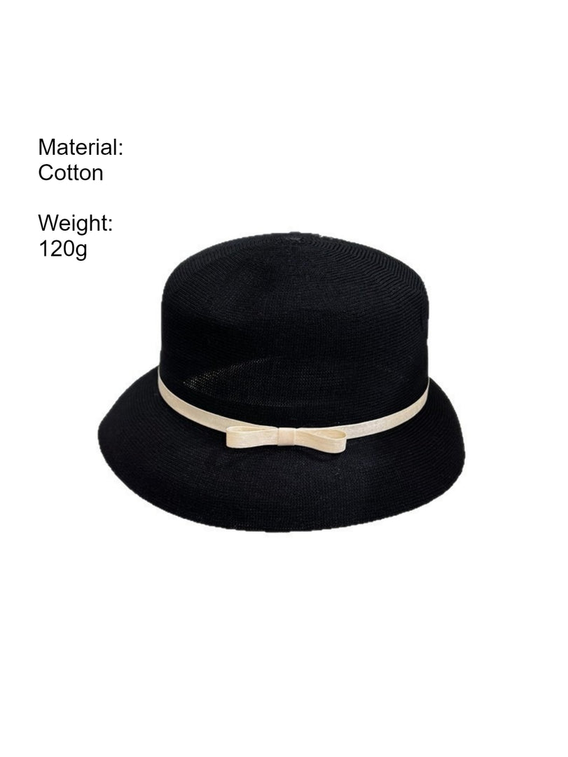 Elegant Bow Sun Cloche Hat for Women N6C369