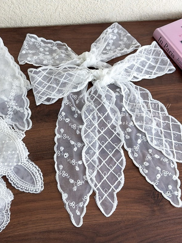 Lace Scarf Headband Long 130cm Women N6C008