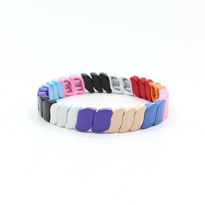 Bohemian Enamel DIY Strand Irregular Bead S5P261