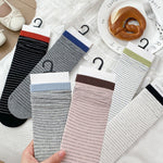 Load image into Gallery viewer, Dopamine Color Block Stripe Stack Socks Women N6H016
