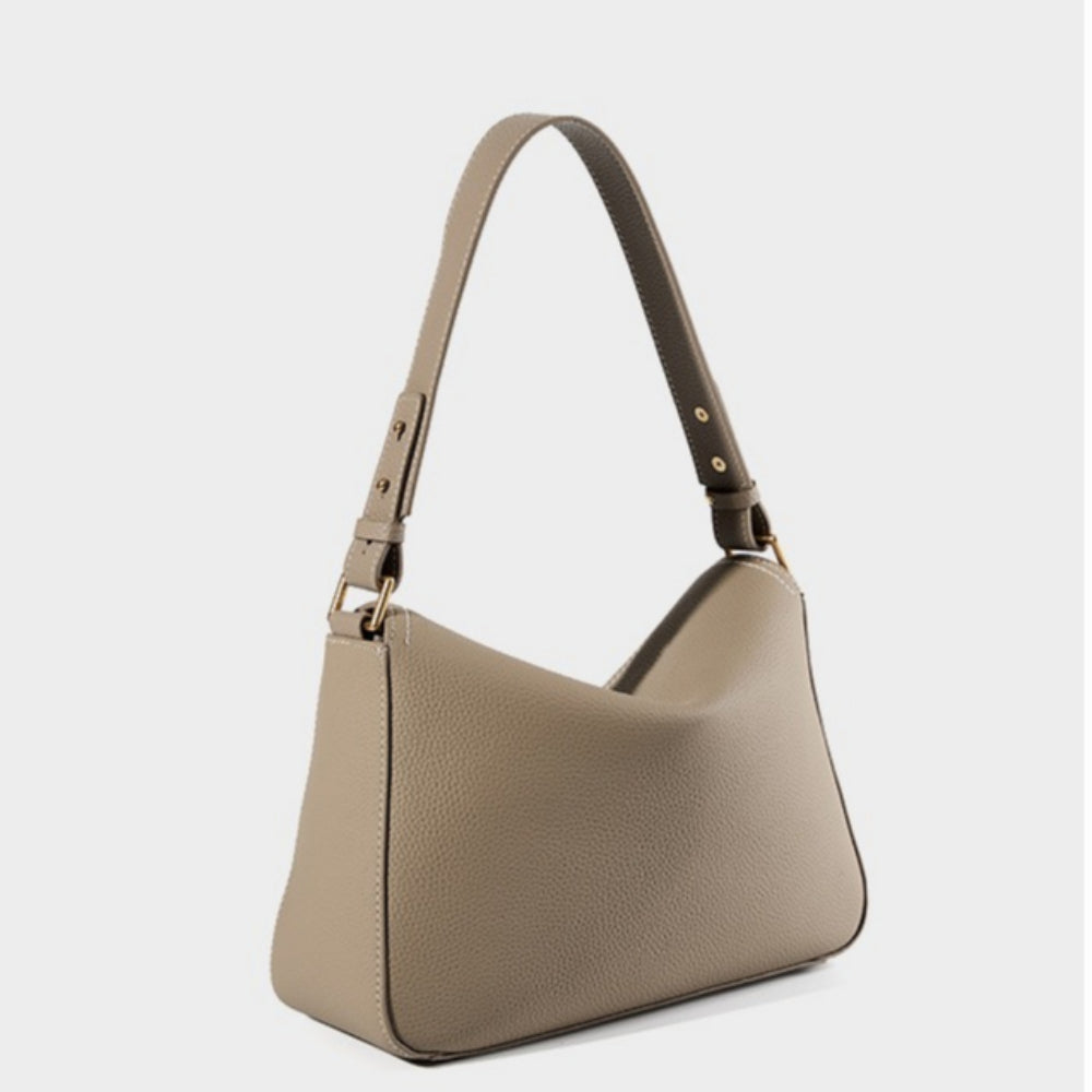 Genuine Leather Geometric Pillow Bag Crossbody Shoulder N6F161