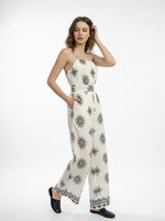 Load image into Gallery viewer, Vacation Halter Ethnic Print Wide Leg Jumpsuit Women N6C253