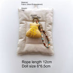 Load image into Gallery viewer, Embroidered Food Charm Bag Decor Car Keyring Gift N6G019