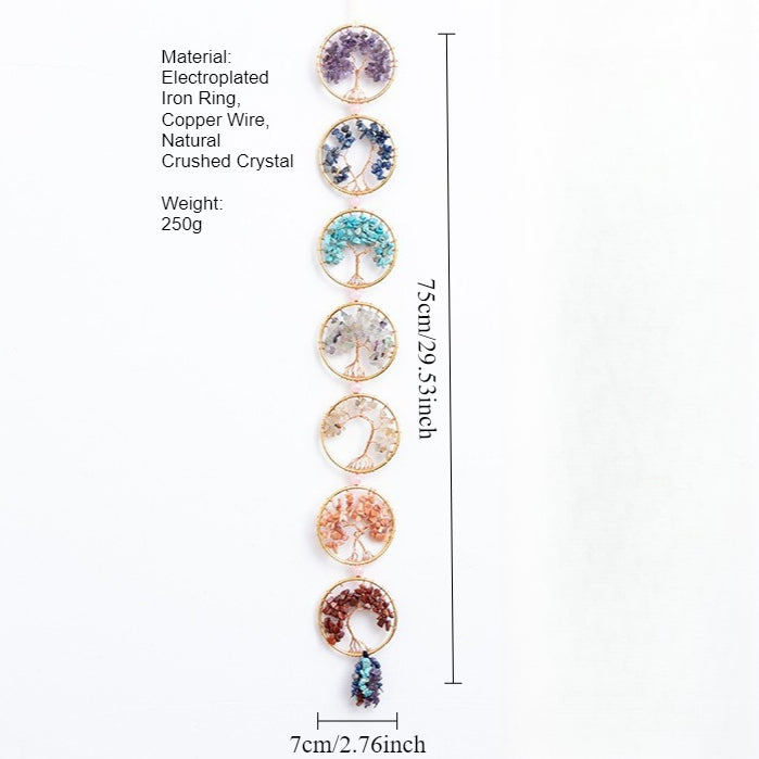 Tree of Life Crystal Car Charm Harmony Protection N6F299