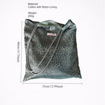 Load image into Gallery viewer, Vintage Cotton Lace Shoulder Bag Canvas Leopard N6F170