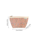 Load image into Gallery viewer, Women's Floral Embroidered Cotton Linen Cosmetic Bag N6J272