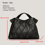 Load image into Gallery viewer, Diamond Quilted Polyester Tote Top Handle S5P391