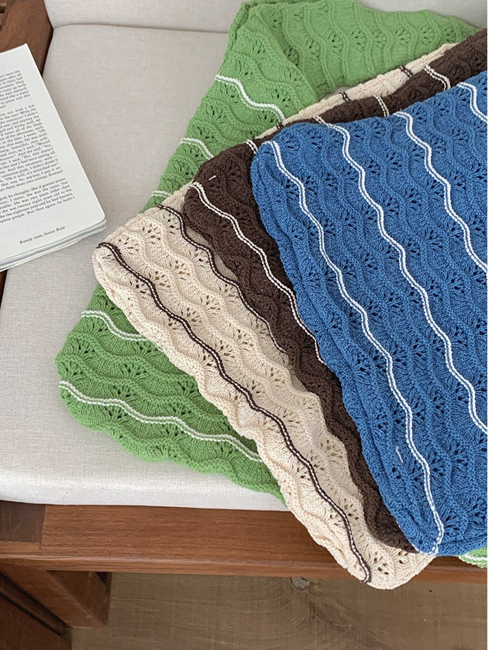 Wave Knit Tote Bag Women N6C054
