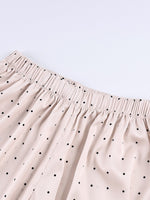 Load image into Gallery viewer, White Polka Dot Wide Leg Straight Pants N6E169