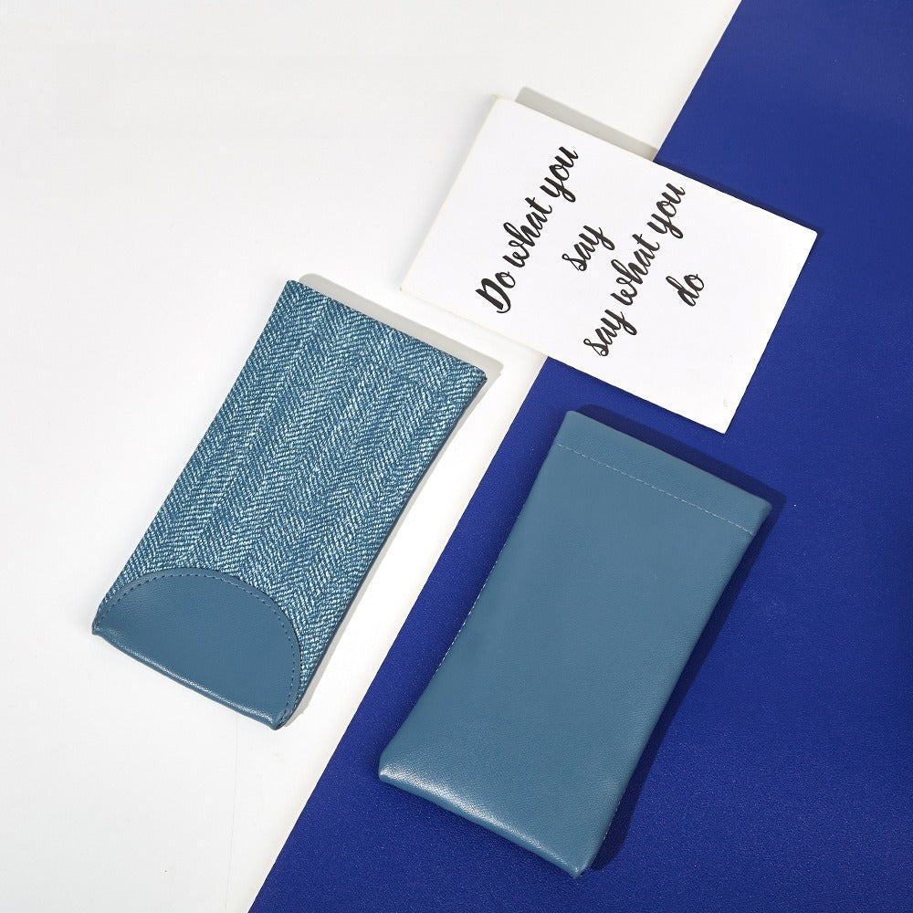 PVC Eyeglass Pouch Auto-Closure Sunglass Sleeve N6G102