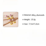 Load image into Gallery viewer, Geometric Necklace   Earrings   Alloy Hand Drop  S5P151