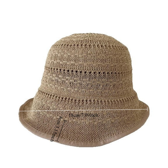 Blue Breathable Bucket Hat Summer Sun Hat AKZZ010