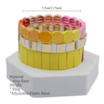 Load image into Gallery viewer, Enamel Bracelet Stove-Enameled Adjustable Elastic S5P035