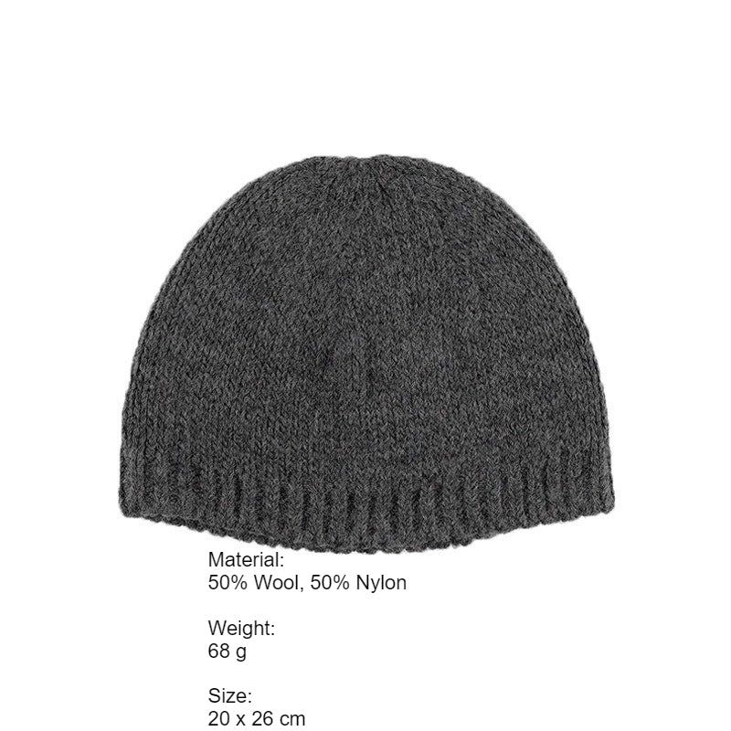 Wool Knit Beanie Women Face Slimming Soft Warm N6H213