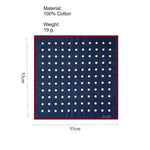 Load image into Gallery viewer, Cotton Polka Dot Square Scarf Women 55cm Fresh N6H119