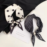Load image into Gallery viewer, Women's Polyester Polka Dot Neck Scarf N6J145