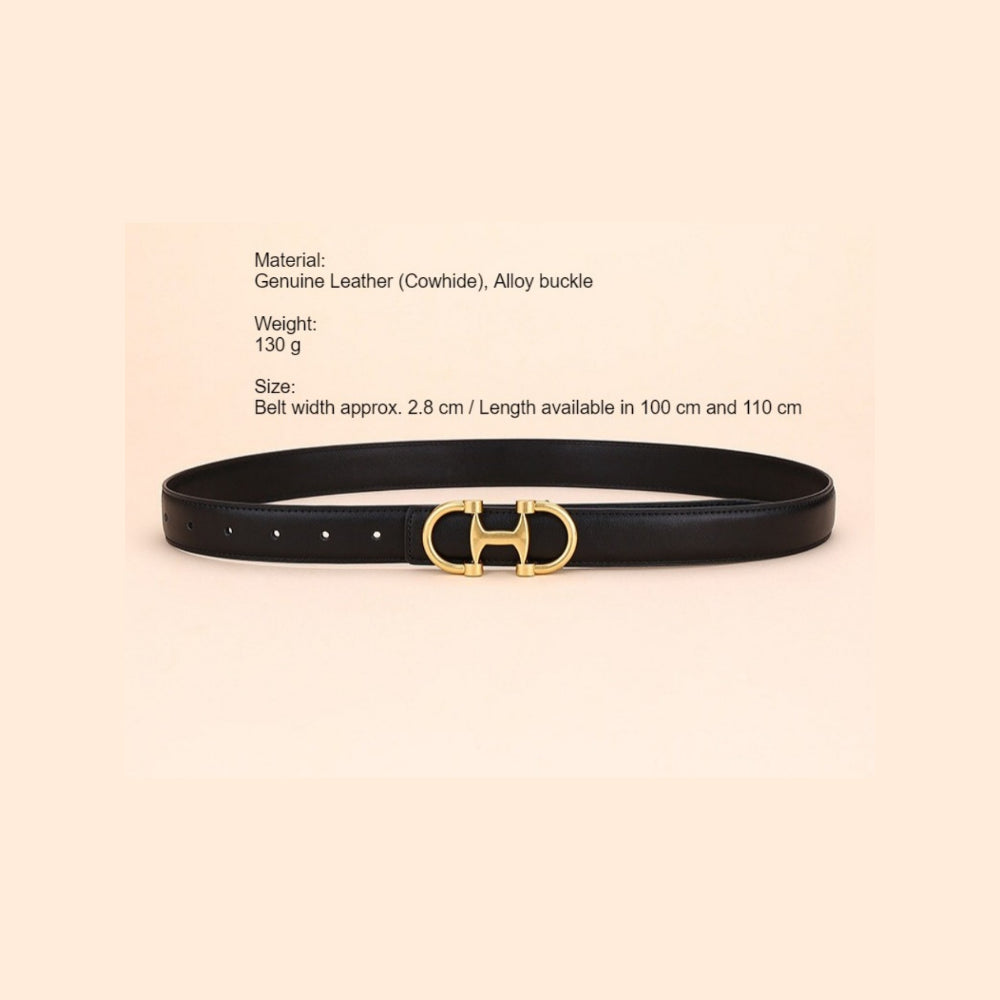 Fashion Decorative Cowhide Leather Belt Women N6H330