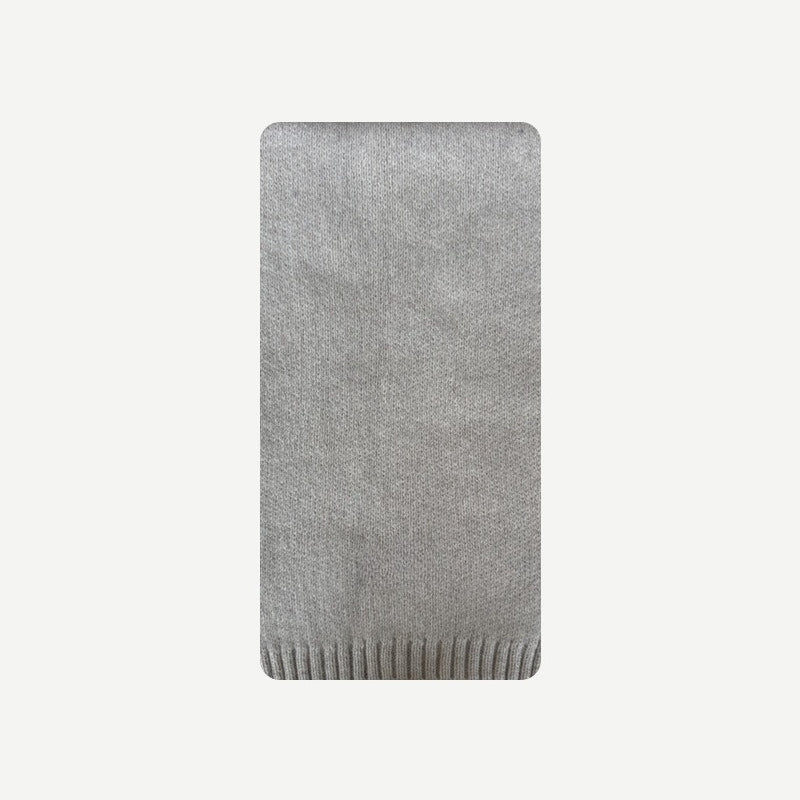 100% Pure Wool Solid Scarf Women Winter Lightweight N6H223