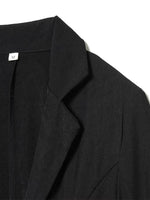 Load image into Gallery viewer, Lace Patchwork Waist Slim Blazer Women Black White N5A485