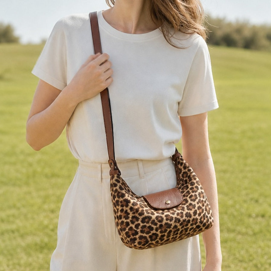 Women's Suede Dumpling Shoulder Handbag N6J158