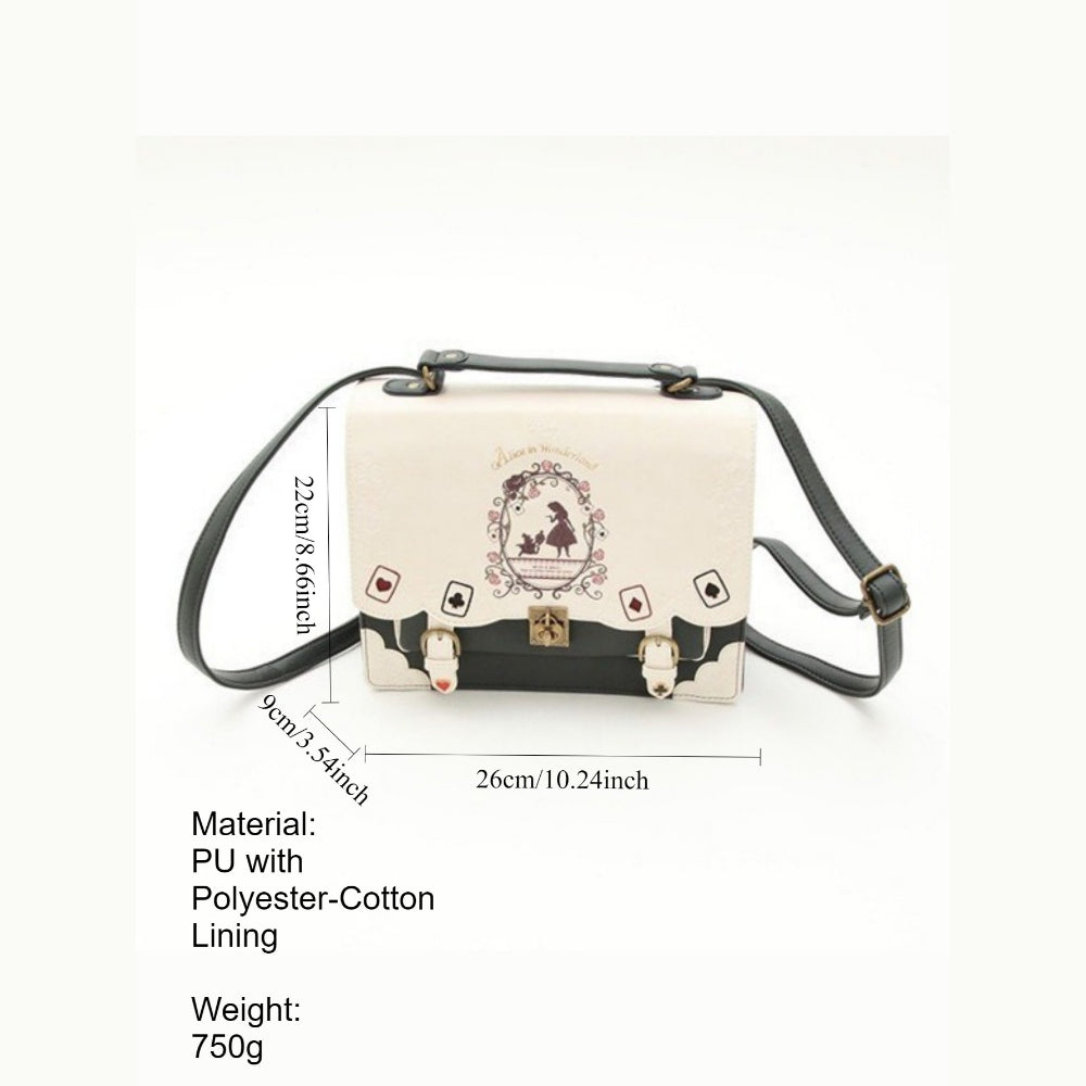 Alice in Wonderland Lolita Shoulder Backpack  N6E126