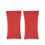 Load image into Gallery viewer, Minimalist PVC Weave Snap Glasses Case Women S5P972