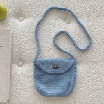 Load image into Gallery viewer, Solid Knit Pillow Bag Women Casual Atmosphere N6H318
