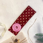 Load image into Gallery viewer, Polka Dot Button Headband Wide Elastic Sport Hairband N6F074