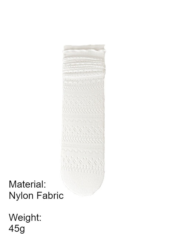 Sheer Mesh Mid-Calf Socks Women N6C165