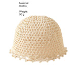 Load image into Gallery viewer, Hand Crochet Pearl Cotton Cap Women N6G214