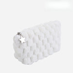 Load image into Gallery viewer, Plush Checkerboard Makeup Bag Women S5P756