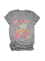 Load image into Gallery viewer, Loose Fit Floral Short Sleeve T-Shirt Women N6E137