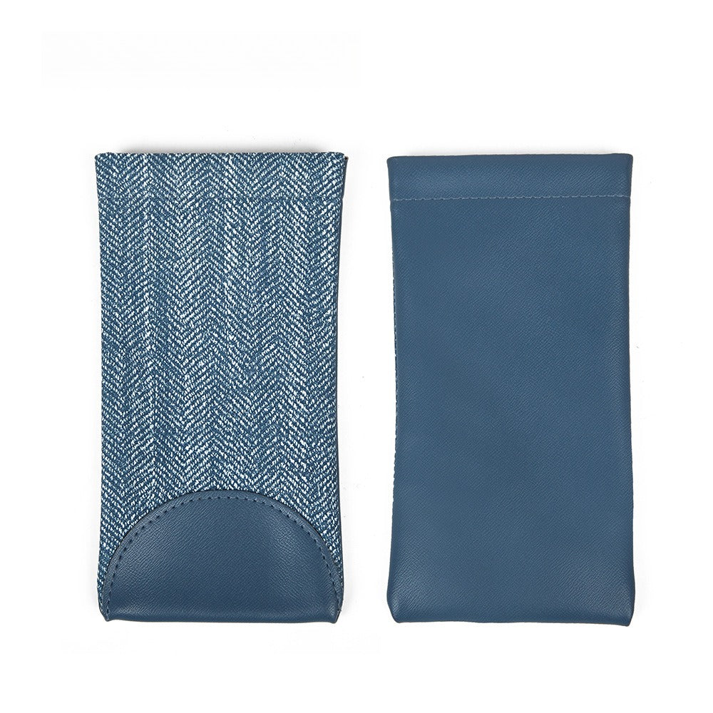 PVC Eyeglass Pouch Auto-Closure Sunglass Sleeve N6G102