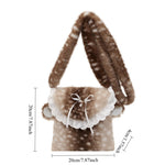 Load image into Gallery viewer, Women's Plush Deer Mini Crossbody Bag N6J185