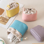 Load image into Gallery viewer, Women's Top-Grain Leather Drawstring Coin Purse N6J237