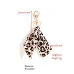 Load image into Gallery viewer, Leopard Print Fabric Keychain Bag Charm Car Ornament N6G117