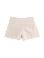 Load image into Gallery viewer, Sleeveless Stand Collar Knot Zip Vest Shorts Set N6F202