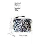 Load image into Gallery viewer, Handmade Cotton Linen Embroidered Coin Purse Pouch N6F107